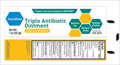 Principal Display &amp; Drug Fact Panel (Triple Antibiotic Ointment 1 Oz Tube)